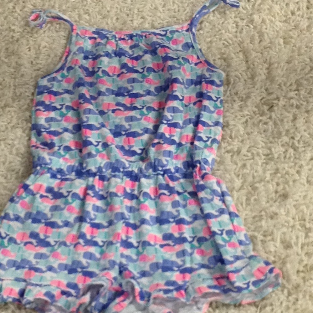 Girls Vineyard vines romper